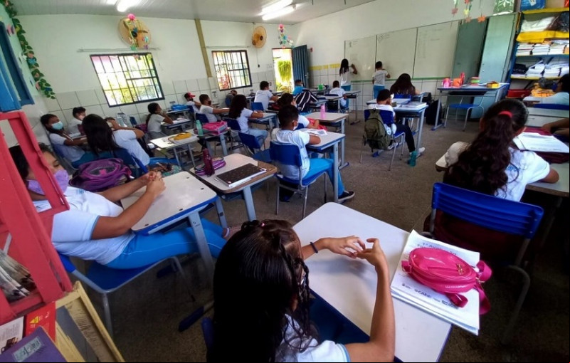 sala de aula, escola pública - (Divulgação/Semec)