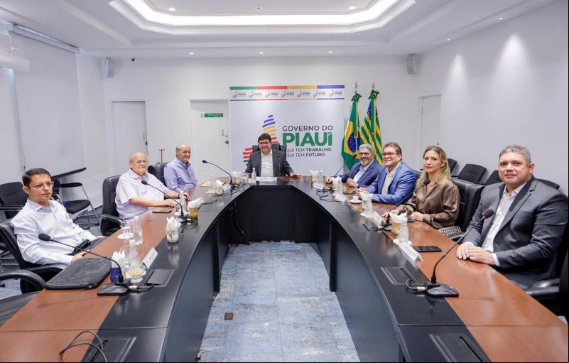 Em reunião com Rafael Fonteles, Silvio Mendes aborda situação do HUT e atenção básica