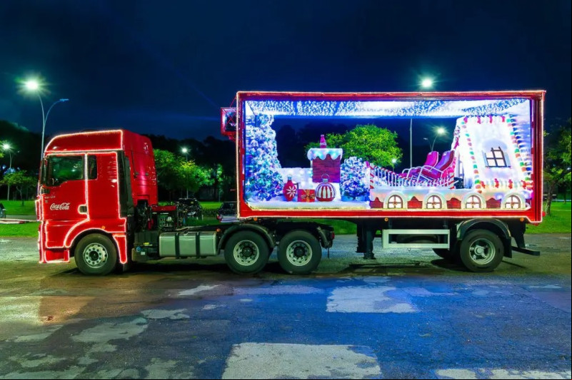 Caminhões e personagens trazem a magia do Natal para capital piauiense - (Divulgação/Coca-Cola BR)