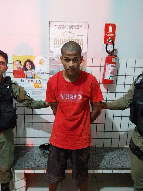 Jovem que matou a mãe em Corrente assassina colega de cela em Bom Jesus - (Divulgação/Polícia Militar)