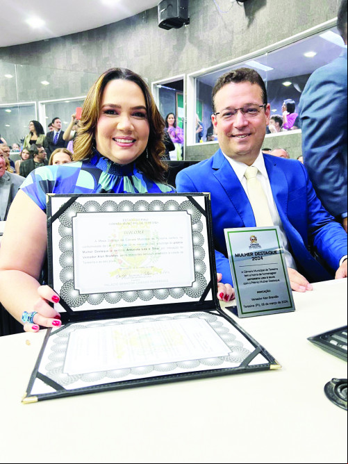 Prêmio Mulher Destaque 2024, realizado na Câmara Municipal
