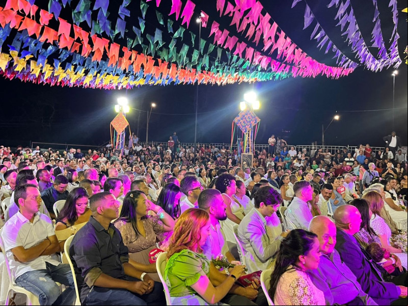 Casamento comunitário reunirá 125 casais no Cidade Junina neste domingo (15)