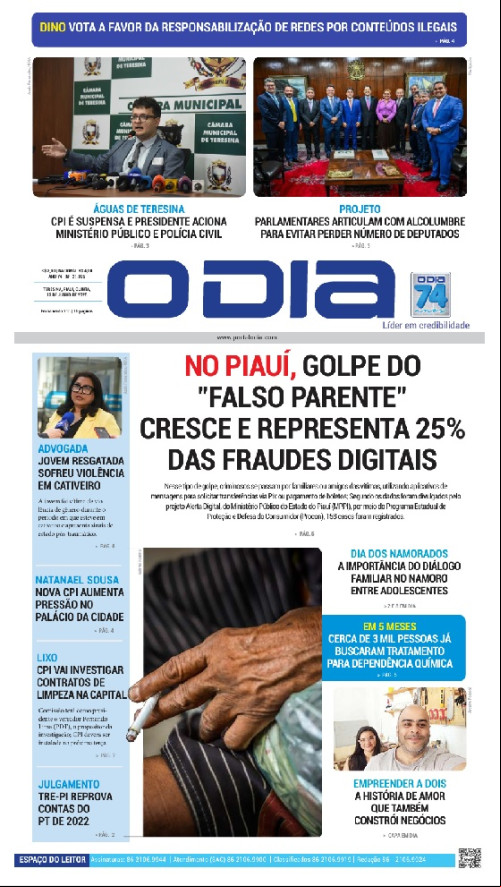 Confira os principais destaques do Jornal O Dia desta quinta-feira (12)