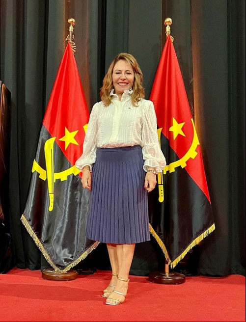 A Conselheira do TCE/PI Lílian Martins encontra-se na África em nome de capacitação profissional