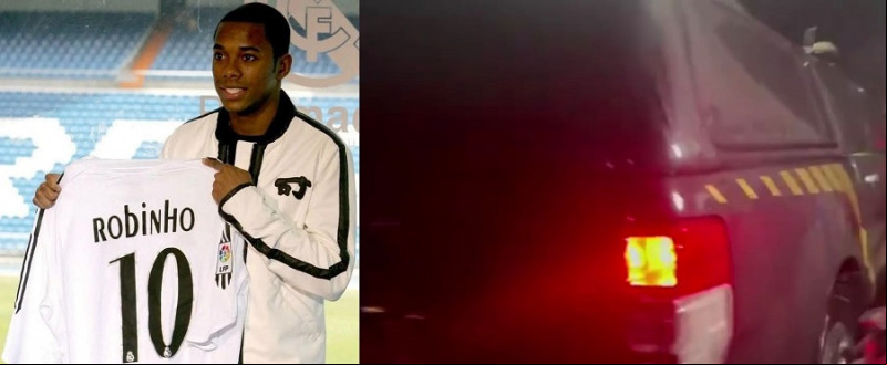 Robinho é preso pela PF e vai para o mesmo presídio de Nardoni e Cravinhos