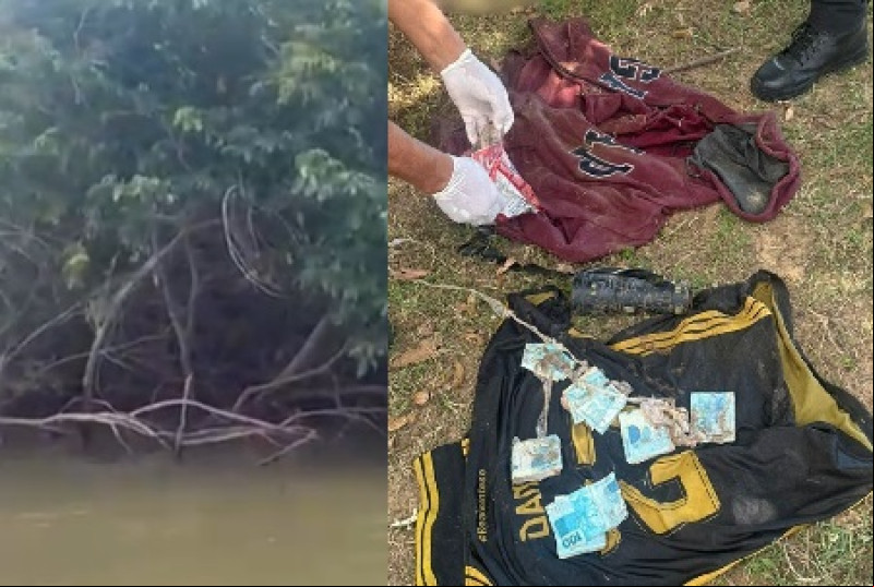 Corpo é encontrado com diversas cédulas de dinheiro em Parnaíba