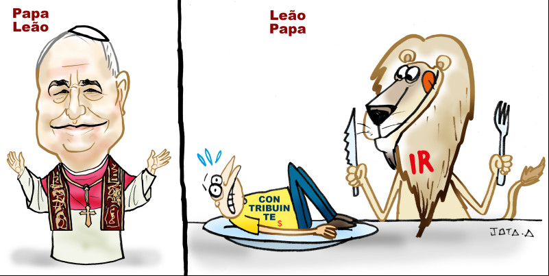 Charge do Jota A publicada em 12/05/2025 no Jornal O Dia