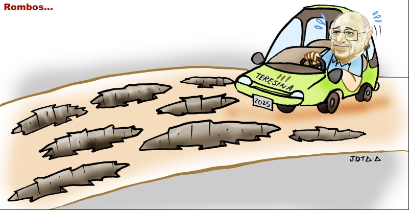 Charge do Jota A publicada em 15/05/2025 no Jornal O Dia