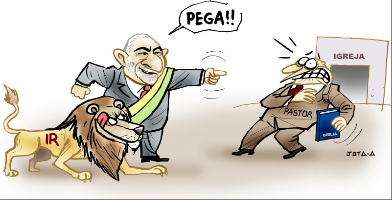 Charge do Jota A publicada em 22/01/2024 no Jornal O Dia