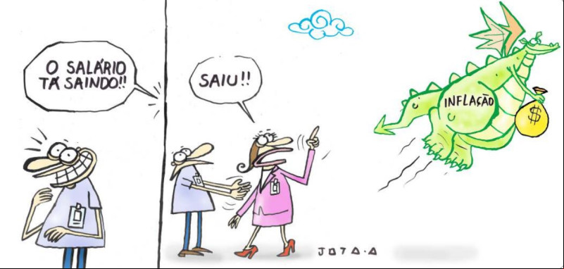 Charge do Jota A publicada em 22/01/2025 no Jornal O Dia