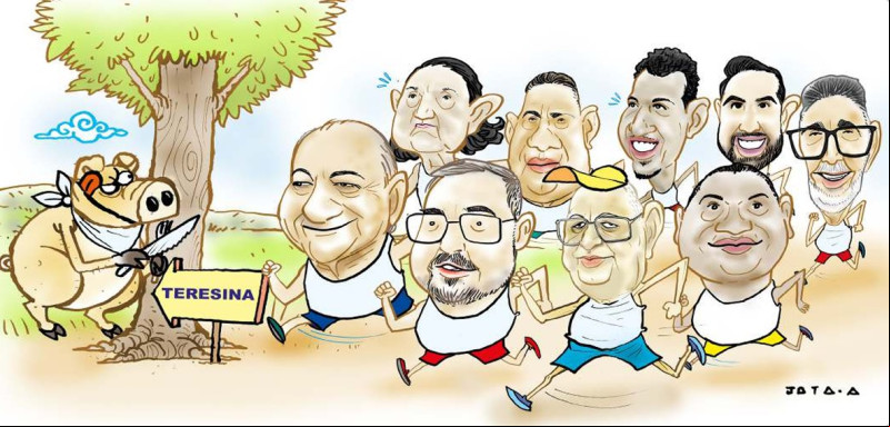 Charge do Jota A publicada em 26/08/2024 no Jornal O Dia