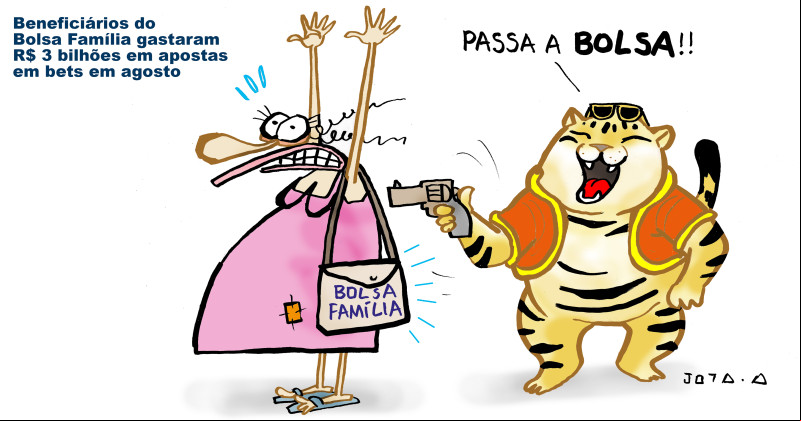 Charge do Jota A publicada em 26/09/2024 no Jornal O Dia