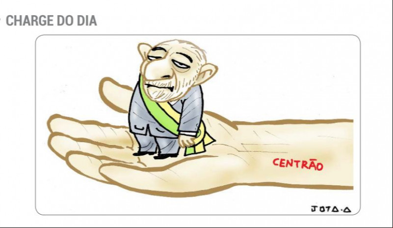 Charge do Jota A publicada em 28/10/2023 no Jornal O Dia
