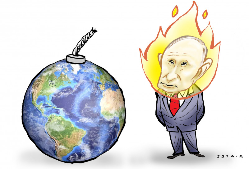 Charge do Jota A publicada em 04/03/2024 no Jornal O Dia
