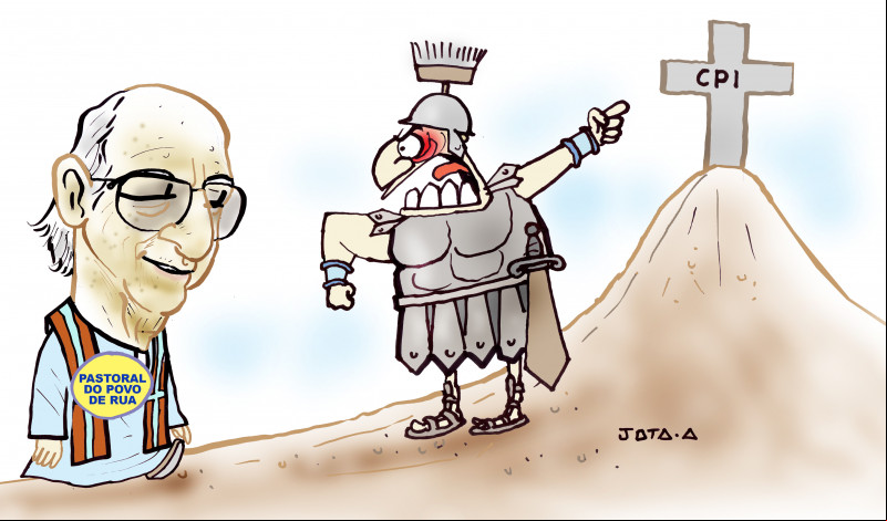 Charge do Jota A publicada em 05/01/2024 no Jornal O Dia