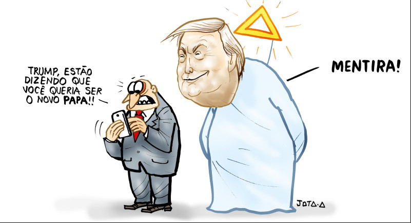 Charge do Jota A publicada em 05/05/2025 no Jornal O Dia