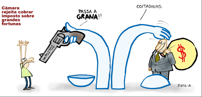 Charge do Jota A publicada em 05/11/2024 no Jornal O Dia