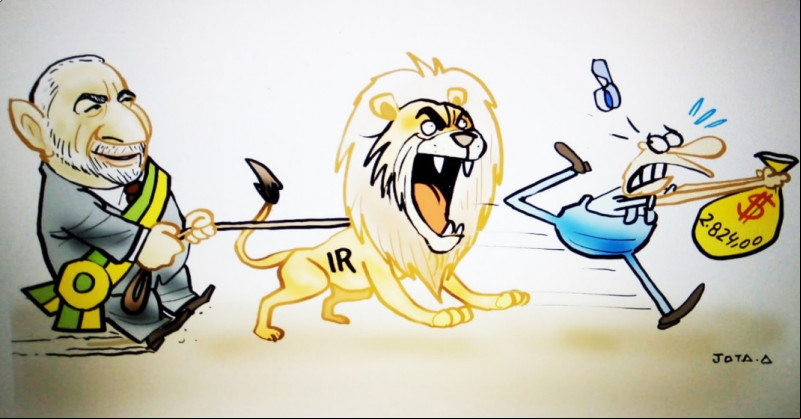 Charge do Jota A publicada em 08/02/2024 no Jornal O Dia